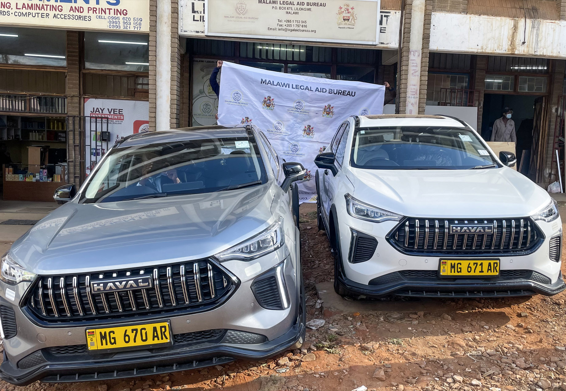 LAB's newly procured vehicles