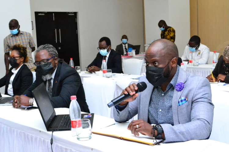 The director and the deputy director during public inquiry in Lilongwe