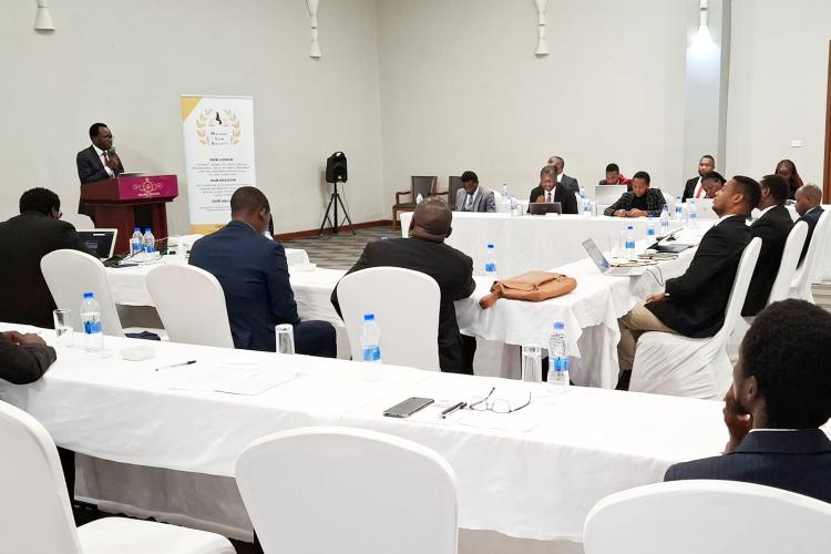 A cross-section of the attendees