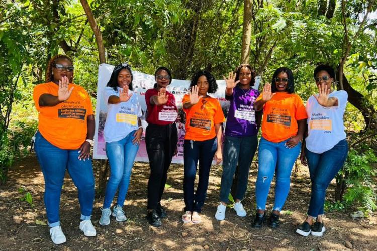 Some LAB officers at WLA awareness campaign